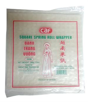 22CM Square Spring Roll Wrapper